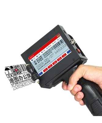 Eenvoudig te bedienen draagbare handheld digitale printer voor alle flessen plastic zak oppervlakken