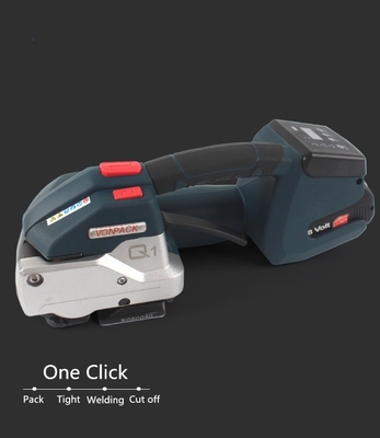 Automatische een-sleutel handheld wickelmachine voor PP PET banden aangedreven door elektriciteit
