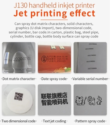 600DPI TIJ Printer Handheld Inkjet Printer voor Codering Machine Printing Distance 2-5mm