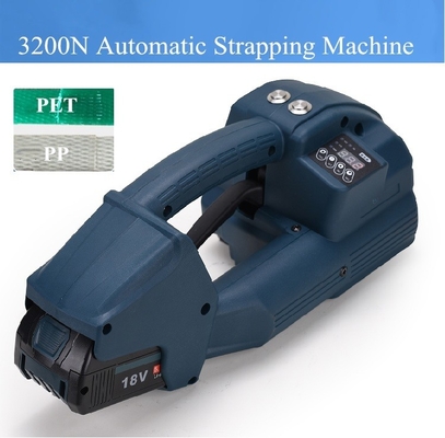 Automatische draagbare riemmachine voor PP-PET-gordel Lastijd 2-5s Batterij aangedreven