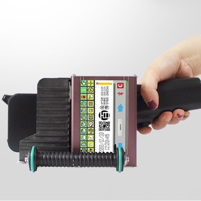 Kartonprinter TIJ Printer 10CM Vier-nozel draagbare inkjetprinter voor diepvries