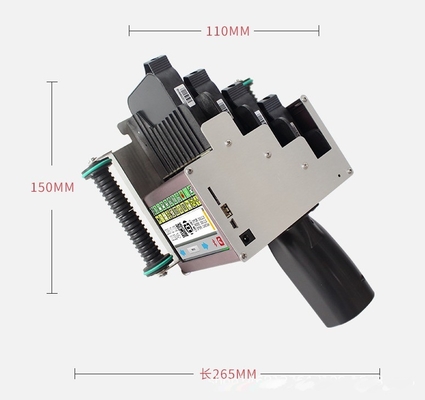 Kartonprinter TIJ Printer 10CM Vier-nozel draagbare inkjetprinter voor diepvries