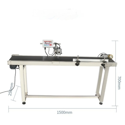 150x25x70cm Afmetingen 5 inch Touch Screen TIJ Inkjet Printer Met Smart Rotating Nozzle