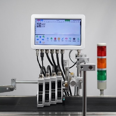 Multi Language 10 Inch Online Qr Code Batch Code Inkjet Print Machine met gemakkelijke bediening