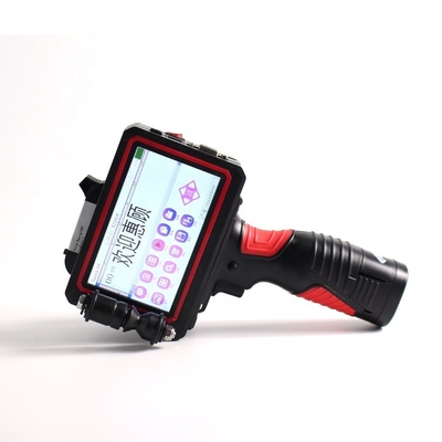 Inkjetprinter 42 ml Vinnige droog oplosmiddelinkt 1-6 lijnen Draagbare hand intelligente datumcode definitie LED scherm