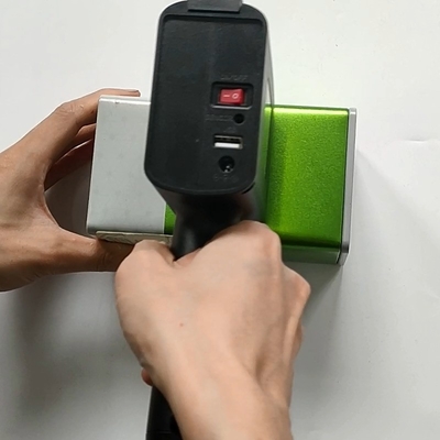 Eénkleurig meertalig QR-code handprinterpistool voor fles glas textielzak