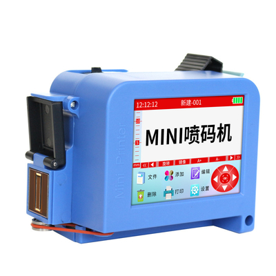 Mini 130 Draagbare handheld thermische tij inkjet codeerder voor papier plastic hout metaal glas