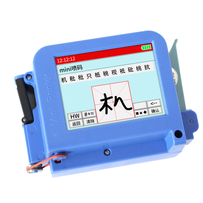 Mini 130 Draagbare handheld thermische tij inkjet codeerder voor papier plastic hout metaal glas