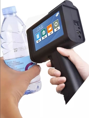 CE draagbare vervaldatum batch coding machine handheld inkjetprinter pistool met één zwarte inkt cartridge