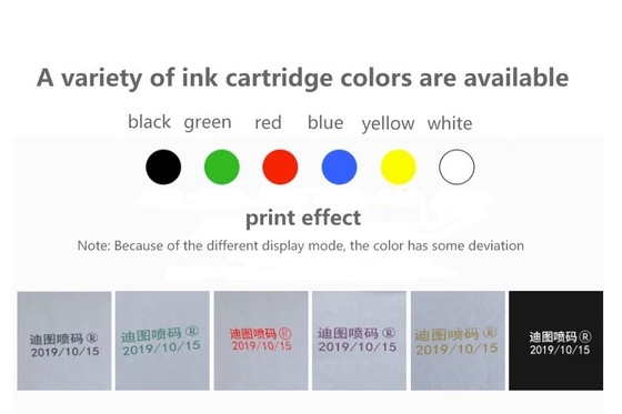 Plaattype Snelle droge inktcartridge voor handprinter Online TIJ-printer Inkjetprinter
