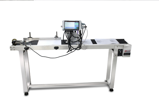 Aanraakscherm Auto Vervaldatum Codering Logo TIJ Inkjet Printer Online Printmachine