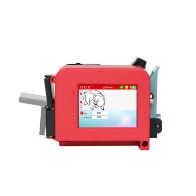 Kartonzak Mini Inkjet Batch Coding Machine met 600DPI Printing en draagbaar ontwerp