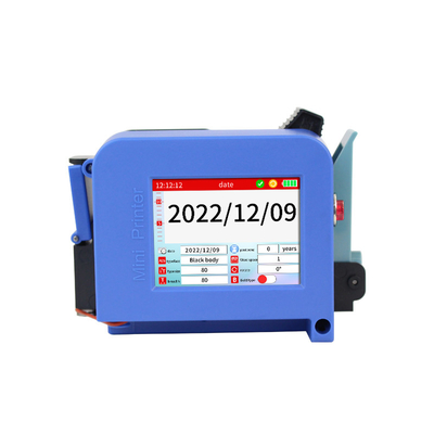 Kartonzak Mini Inkjet Batch Coding Machine met 600DPI Printing en draagbaar ontwerp