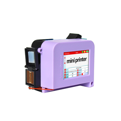 Kartonzak Mini Inkjet Batch Coding Machine met 600DPI Printing en draagbaar ontwerp