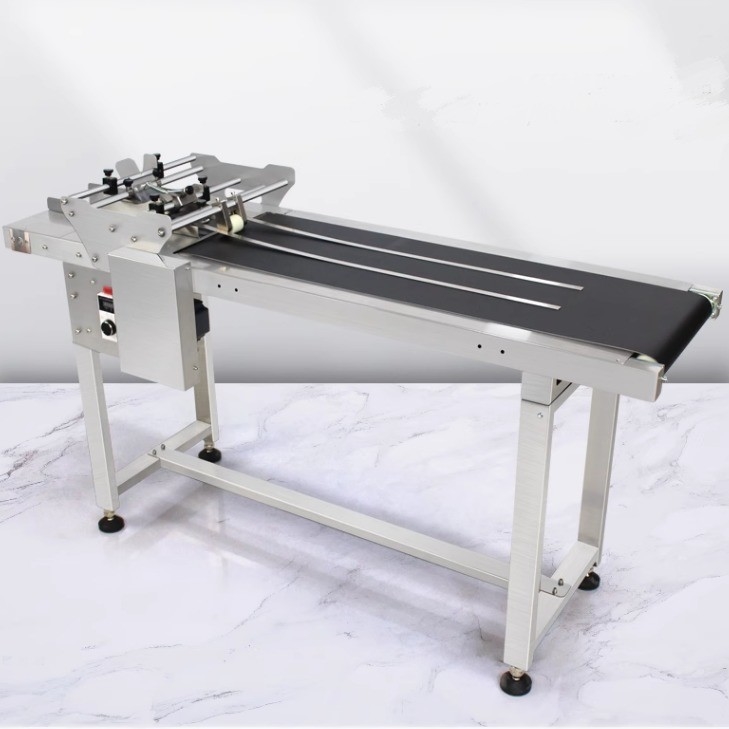 120w High Speed Full Automatic Dater Printer Coder Gebruikte Feeder Paging Machine met transportband