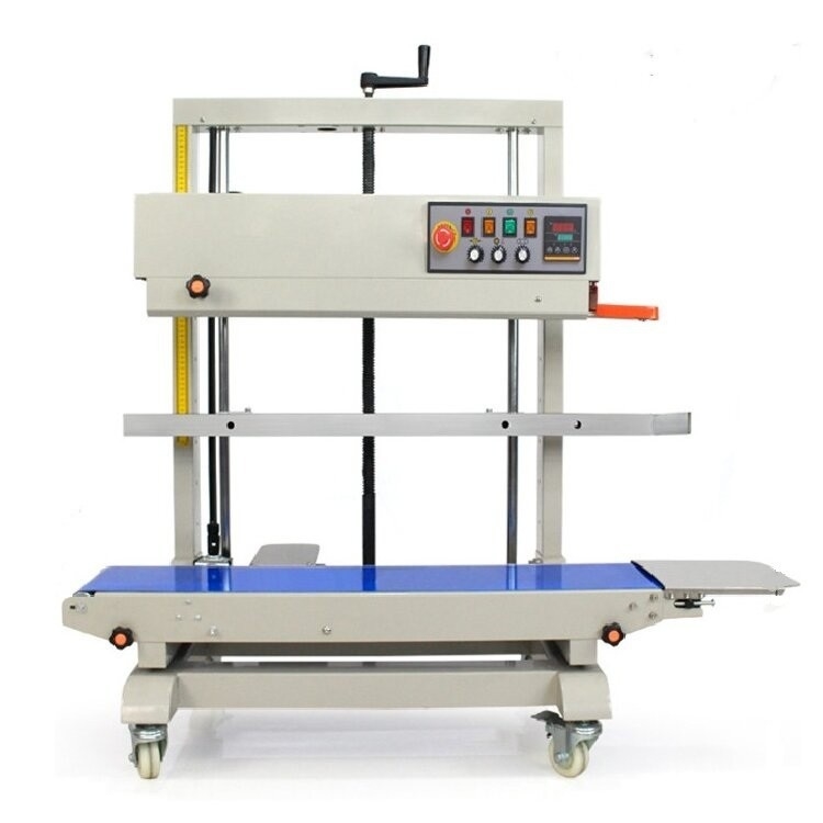 FR-1200V Elektrisch aangedreven verticale continue zakverzegelmachine voor PE- en dikke zakken