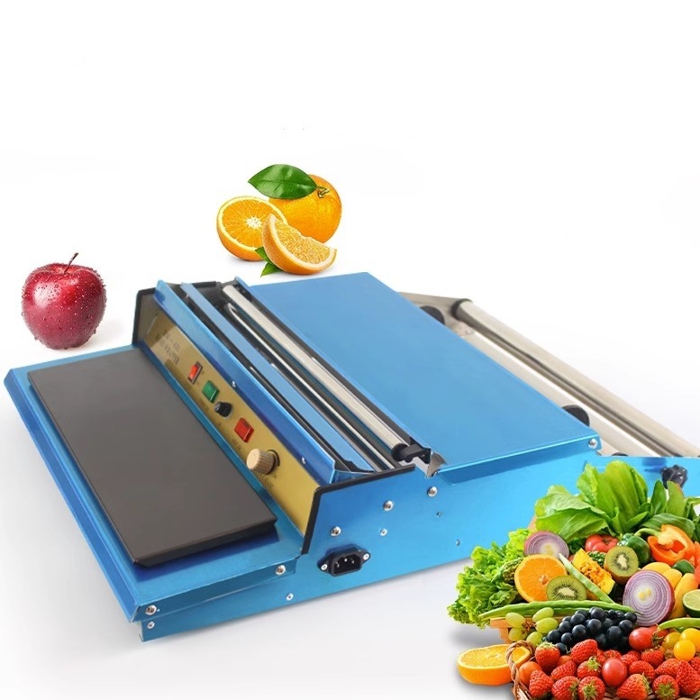220V/50HZ Mini Plastic Stretch Cling Film Hand Wrapper Sealing Machine voor voedsel fruit