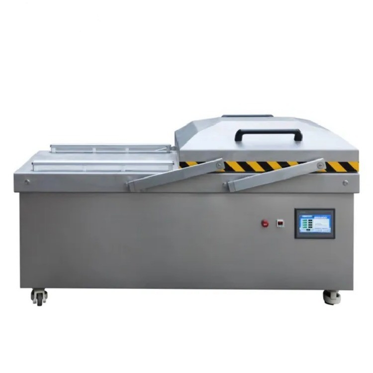 Automatische dubbele kamer aluminiumfolie vacuümverzegelmachine Voordeel