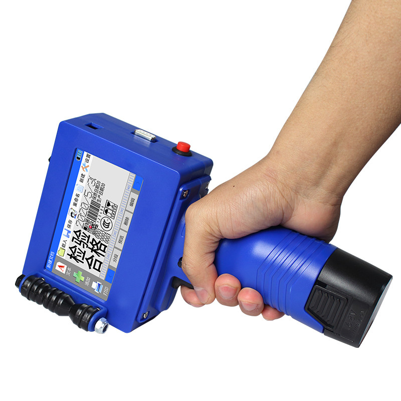 Plaat Type TIJ Printer Intelligent Handheld Data Logo Inkjet Gun voor snel drogen inkt