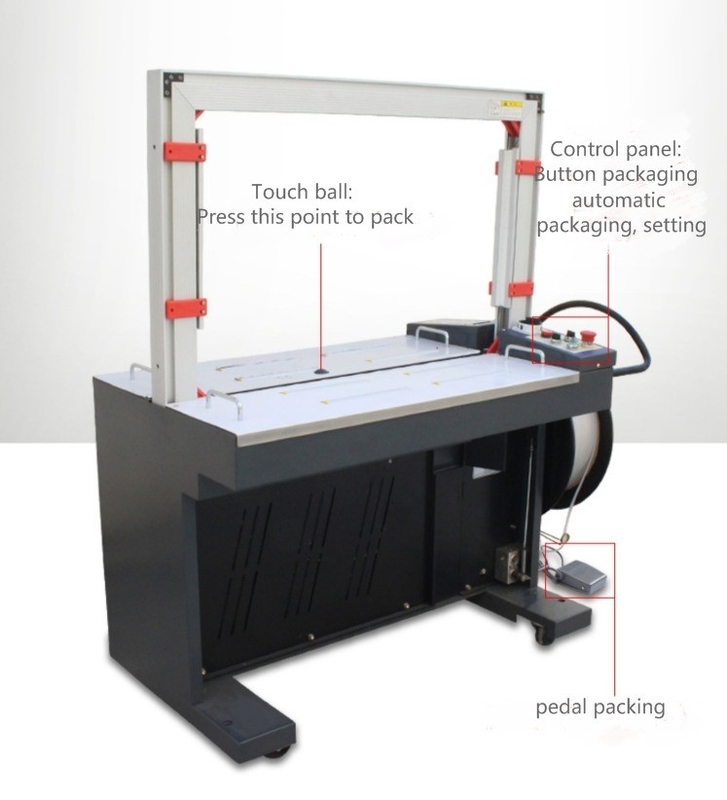 Hotelaren' Go-To Makkelijk te bedienen High Table Hot Melt PP Tape Strapping Banding Machine