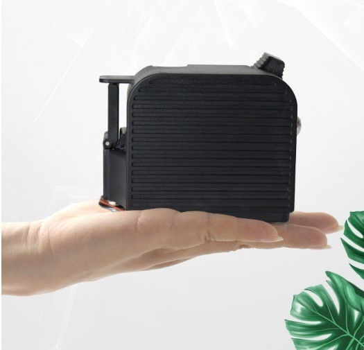 Handheld inkjetprinter met gebogen oppervlak met 12,7 mm bewerkingsscherm