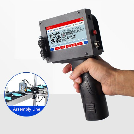 Half inch Smart Carton Batch Coding Machine Inkjet Printer voor bouwmaterialen winkels