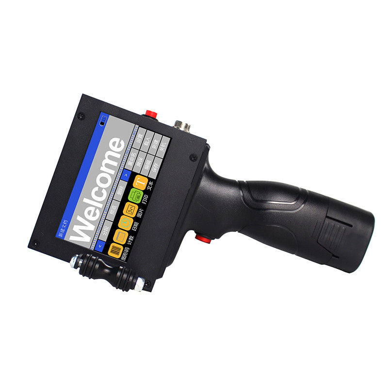 Handheld inkjetprinter voor het afdrukken van Qr-code en vervaldatum op verschillende materialen
