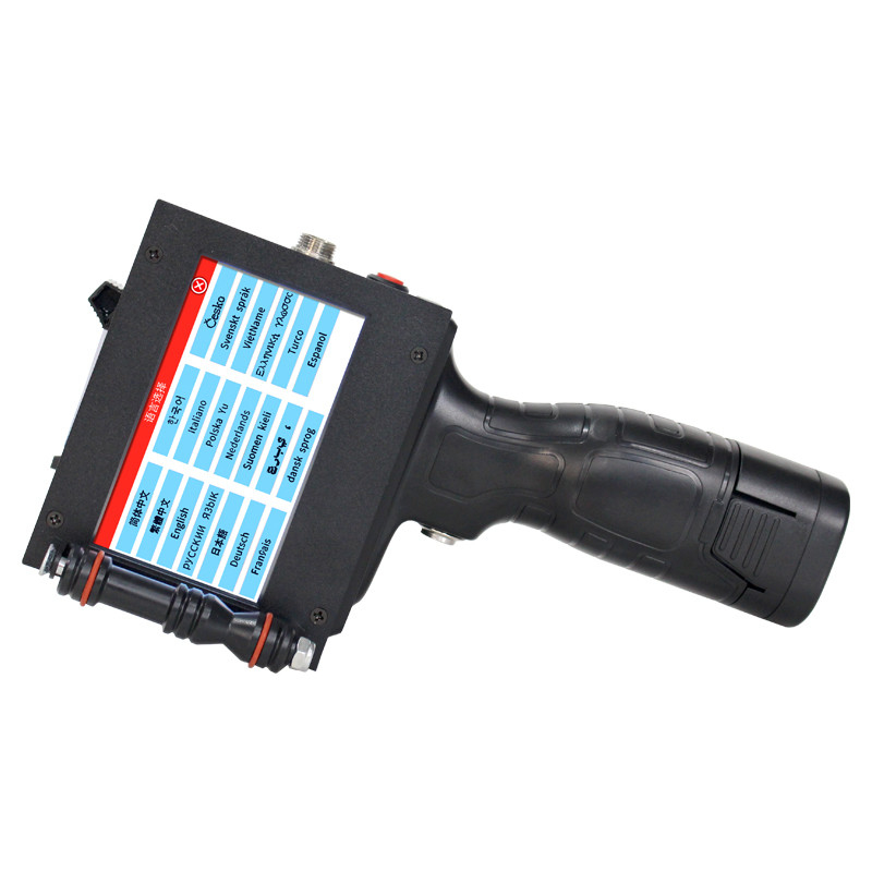 Papierprinter Krijg een afdrukafmeting van 25,4 mm Handjet Batchcodeermachine Inkjetprinter
