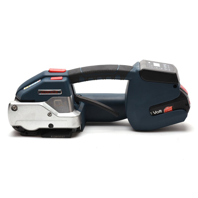 Automatische een-sleutel handheld wickelmachine voor PP PET banden aangedreven door elektriciteit