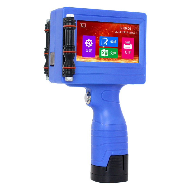 Definitie Draagbare Vervaldatum Drukmachine Handheld Inkjet Printer Met CE 3,5kg