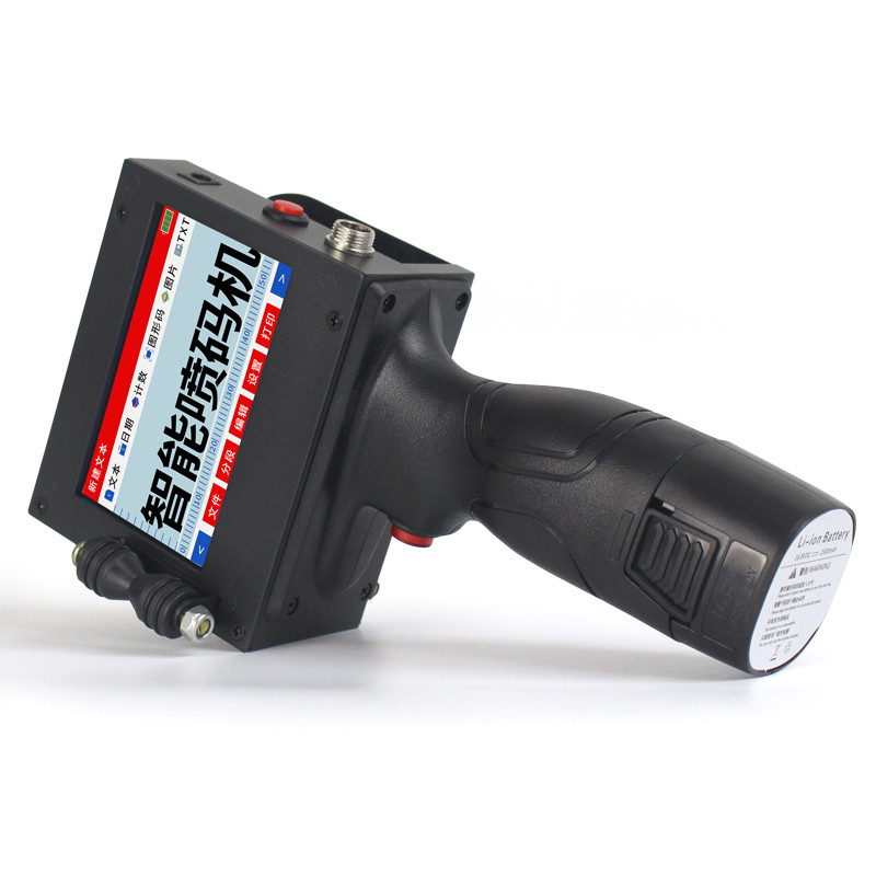 600DPI TIJ Printer Handheld Inkjet Printer voor Codering Machine Printing Distance 2-5mm