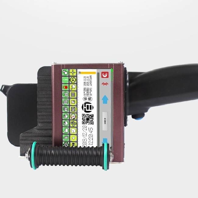 Kartonprinter TIJ Printer 10CM Vier-nozel draagbare inkjetprinter voor diepvries