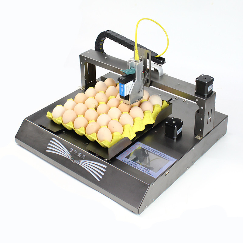 Smart Automatic Egg Image Vervaldatum Inkjet Printer Print Dimensie 2-12.7mm voor eieren
