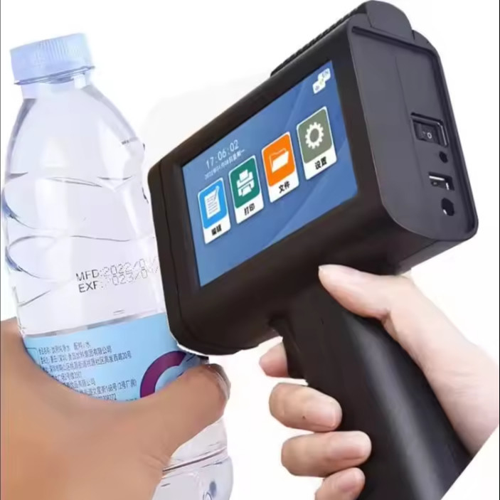 M10 half-automatische draagbare industriële inkjetprinter voor QR-datumcode, codering van batchnummers