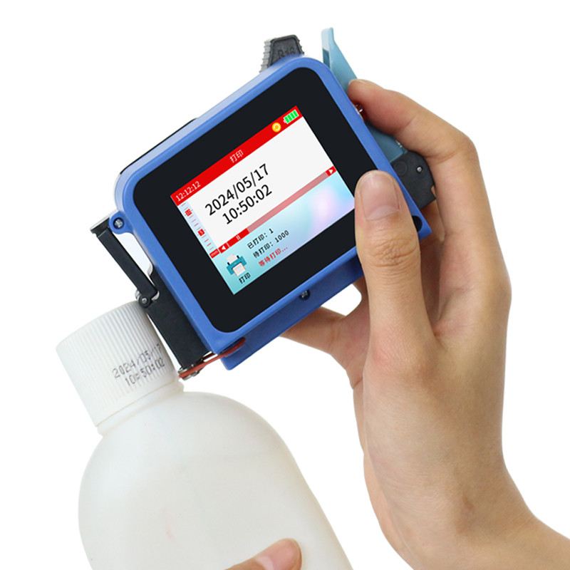 Type-C Charge Port Mini Thermal Inkjet Coding Machine voor papier Hout Plastic Metal Glass