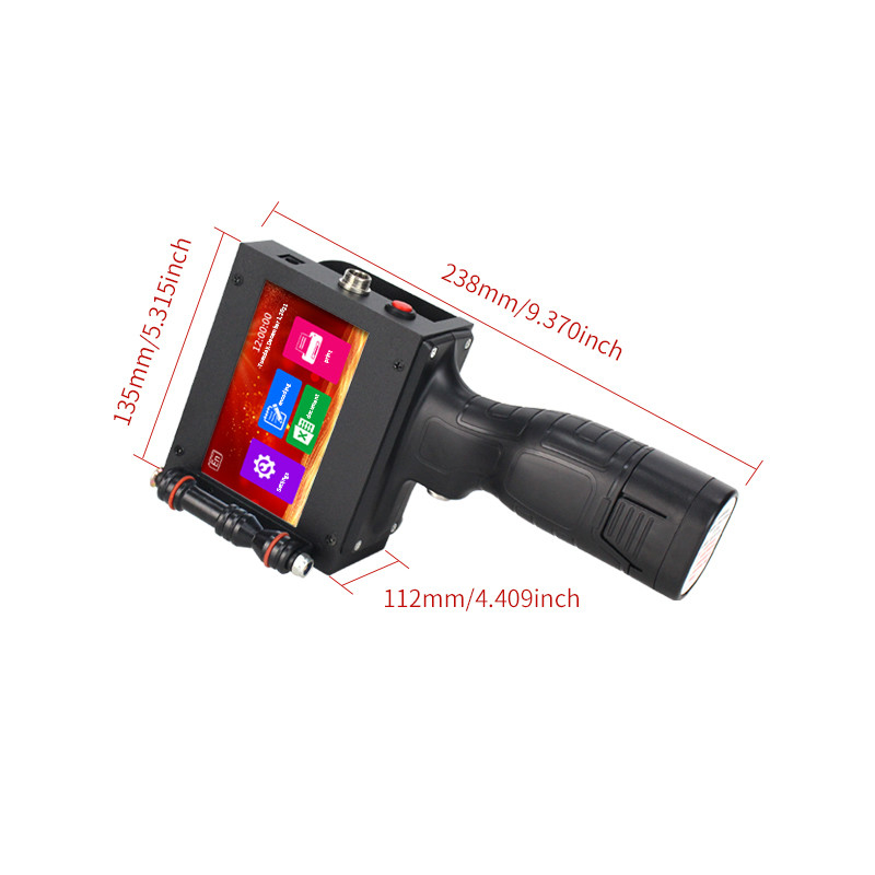 Handheld Expiry Date Printer Lian Lian J 130 12,7 mm voor draagbare QR-coder